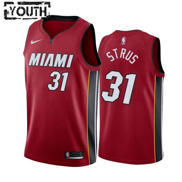 Miami Heat Trikot Max Strus 31 Nike 2022-23 Statement Edition Rot Swingman - Kinder